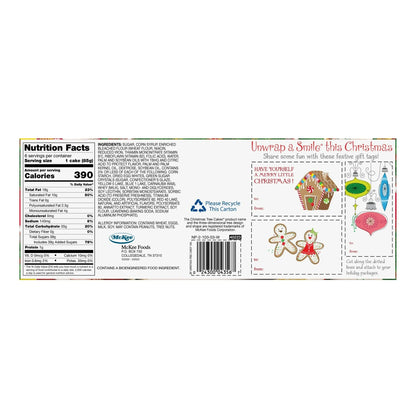 Nutrition Facts and Ingredients of Little Debbie Vanilla Christmas Tree Cakes Big Pack
